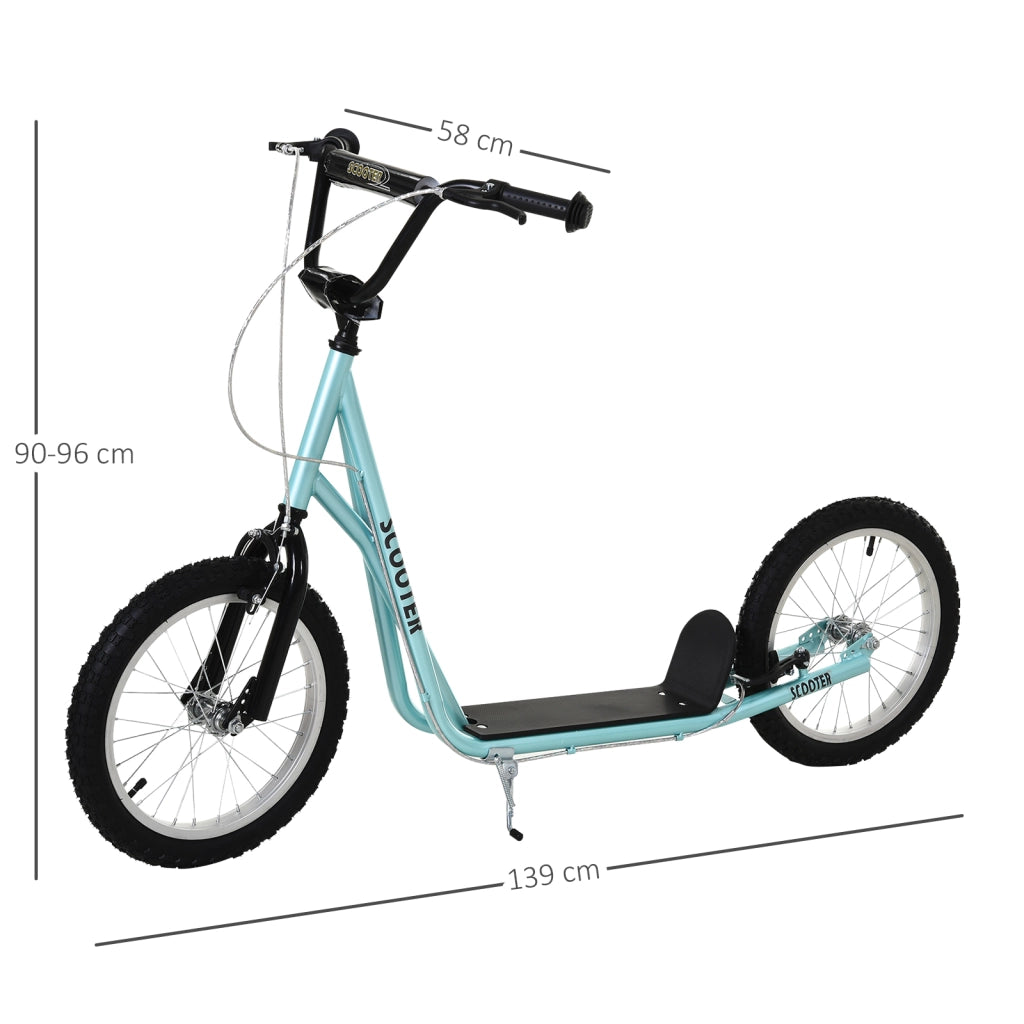 Pattinette per Bambini ¨C zephmum ¨C Blu, Acciaio, Pneus Grandi