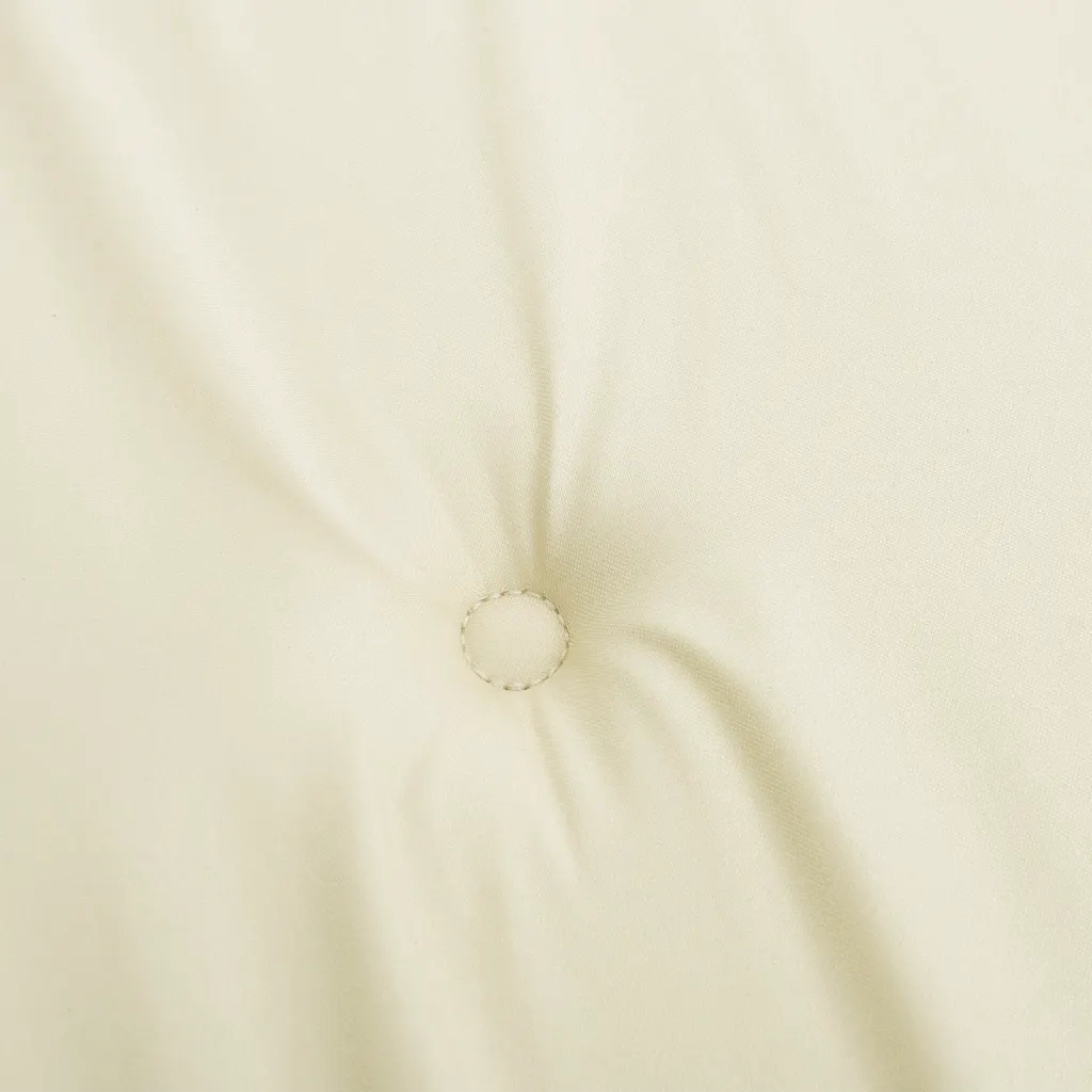 Cuscini per Sedia 4 pz Crema 50x50x4 cm in Tessuto Oxford 314042