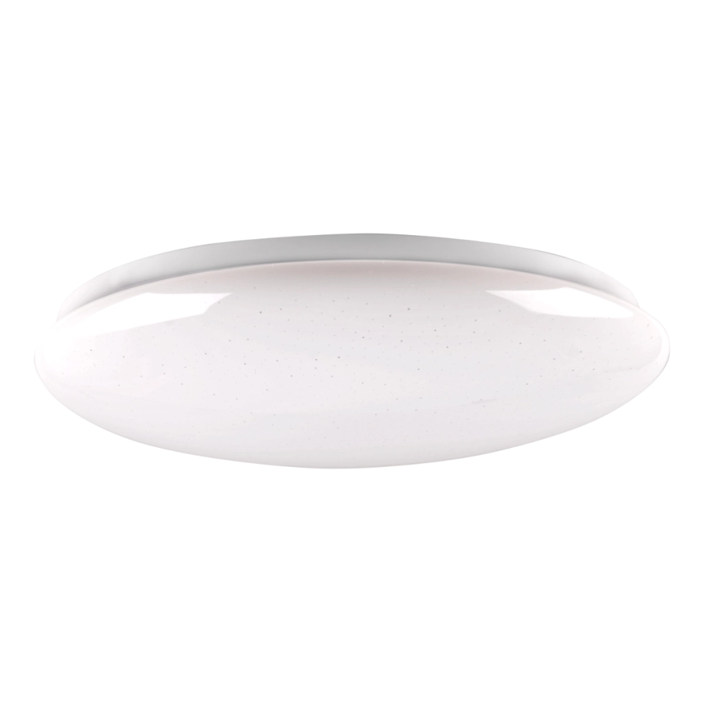 Plafoniera LED 48W 38cm bianca stelle CCT telecomando