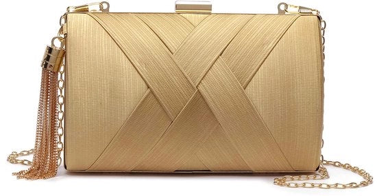 Borsa Sydney con tessuto morbido 17cm x 11cm x 7cm