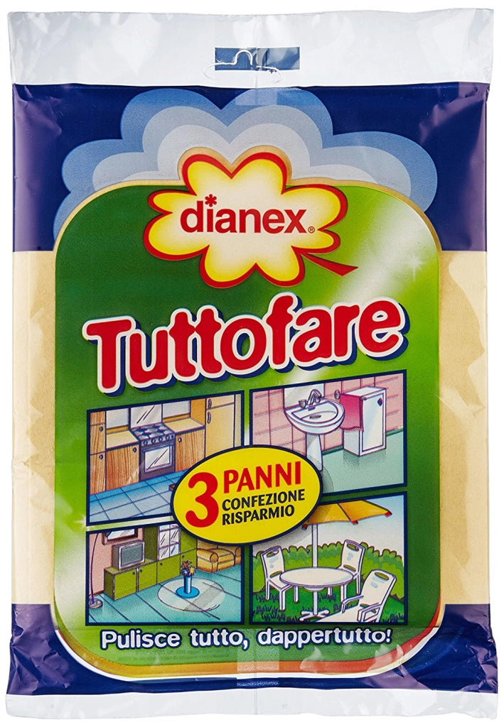 DIANEX PANNO TUTTOFARE IN CONFEZIONE DA 3 PEZZI