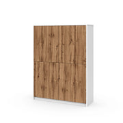 Credenza alta BUDAPEST bianco/quercia