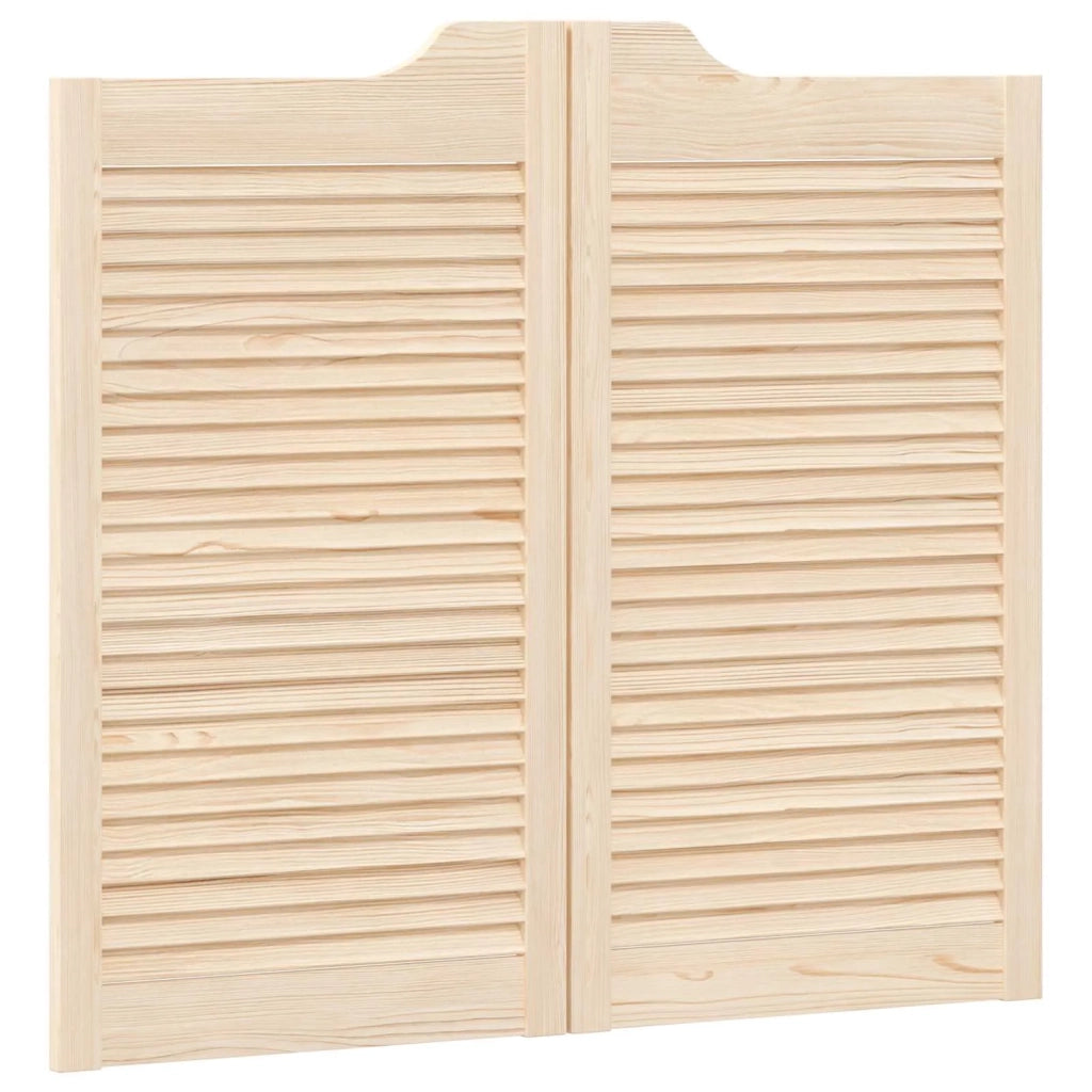 Porte Swing Naturale 90 x 50 cm Legno Massello di Pino