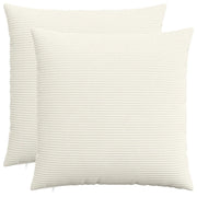 Federa 2 pcs HEERLEN Crema 70 x 70 cm corduroy 913261