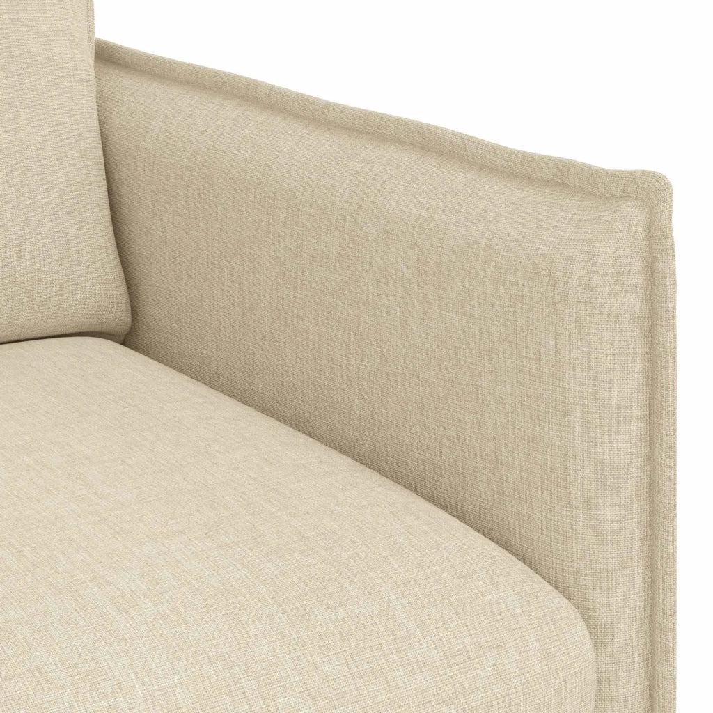 Divano Crema 156 x 82 x 85 cm Tessuto