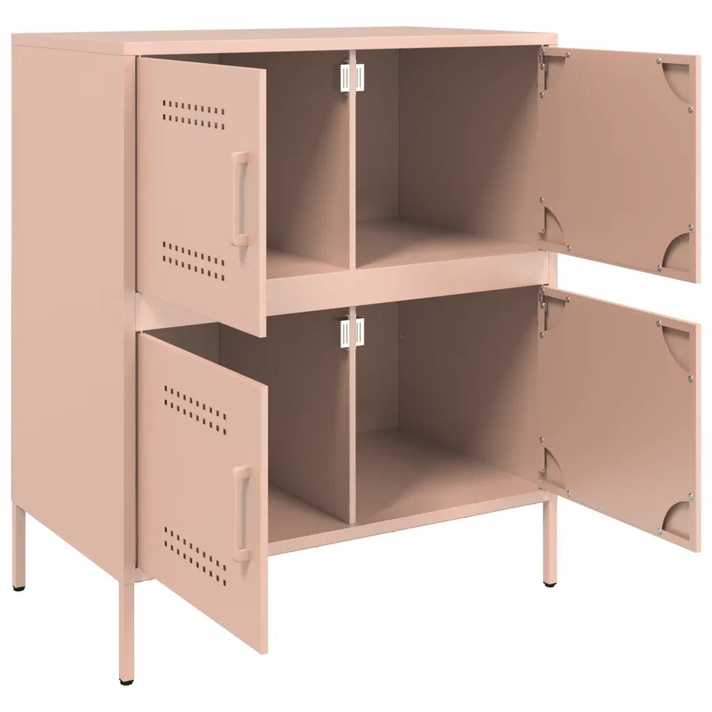 Credenza Rosa 68x39x79 cm in Acciaio 842953