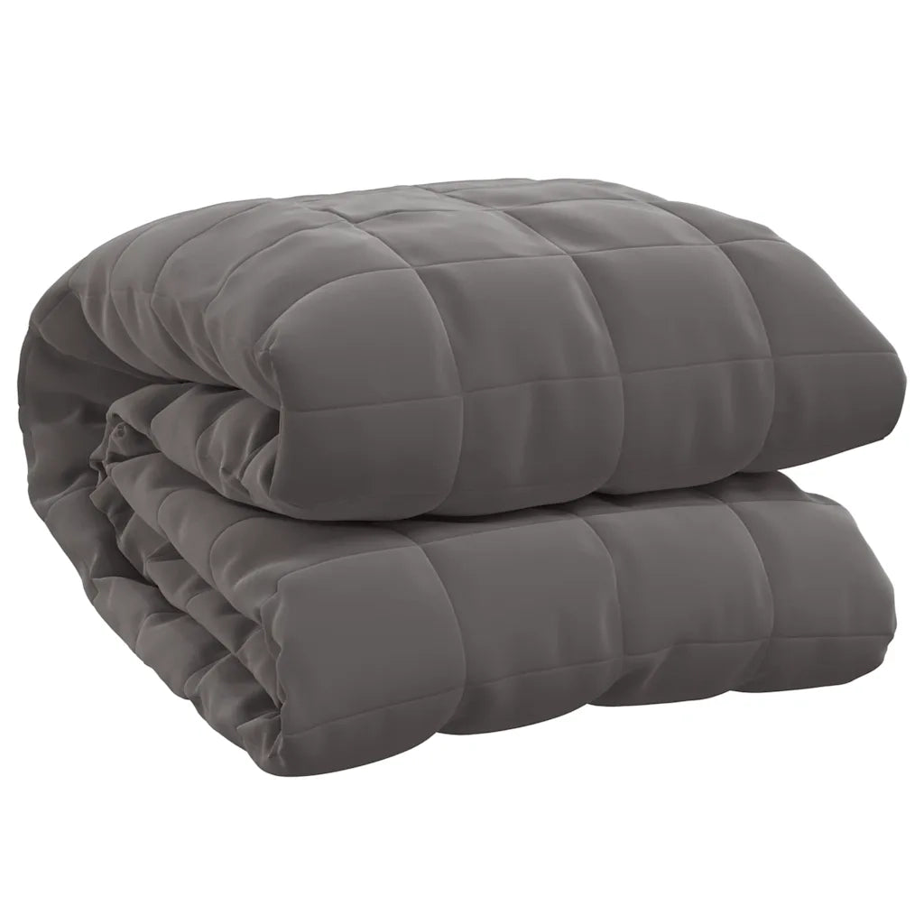 Coperta Ponderata Grigia 155x220 cm 7 kg Tessuto 350776