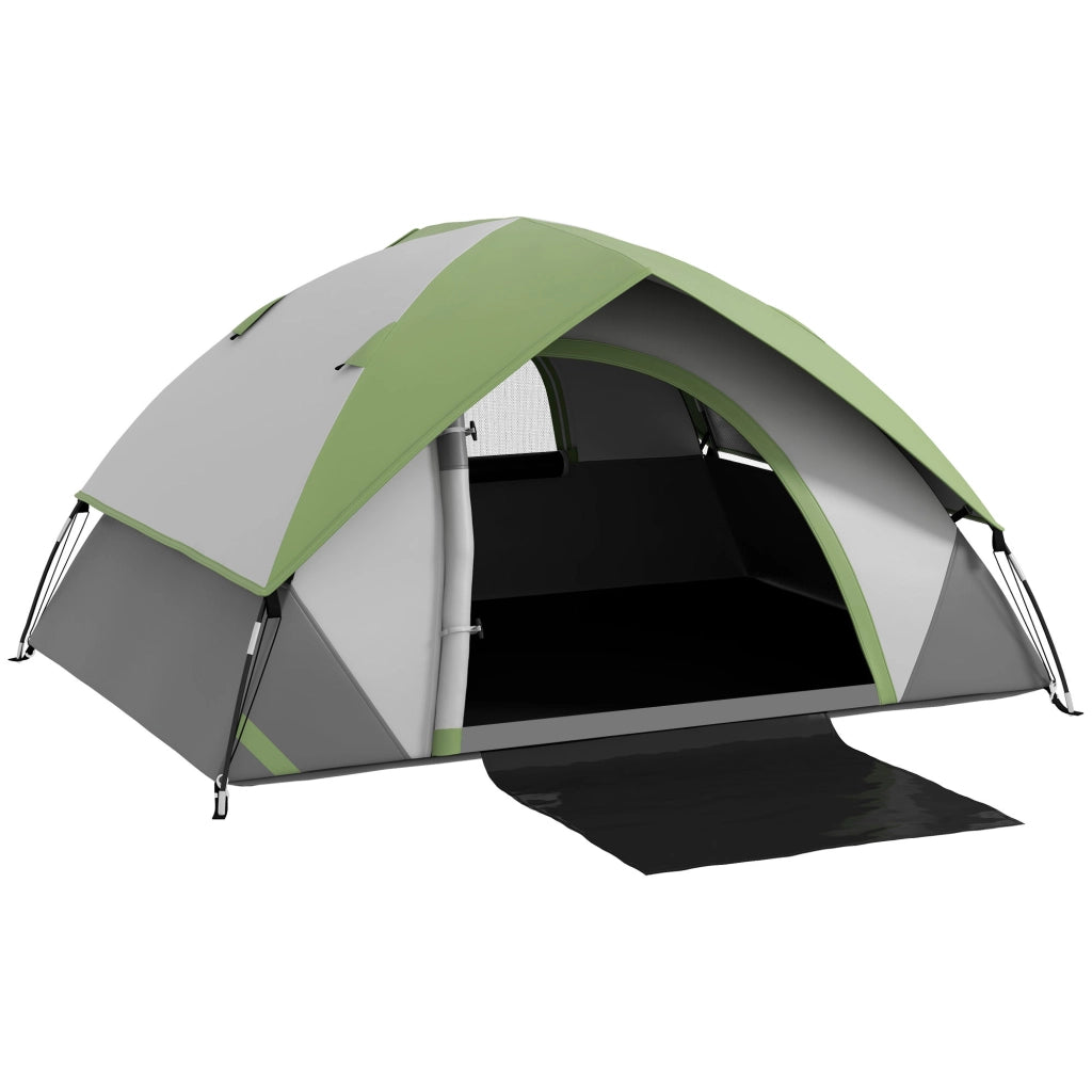 Tenda per 2 Persone ¨C Minimal ¨C Grigio Verde Leggera Impermeabile