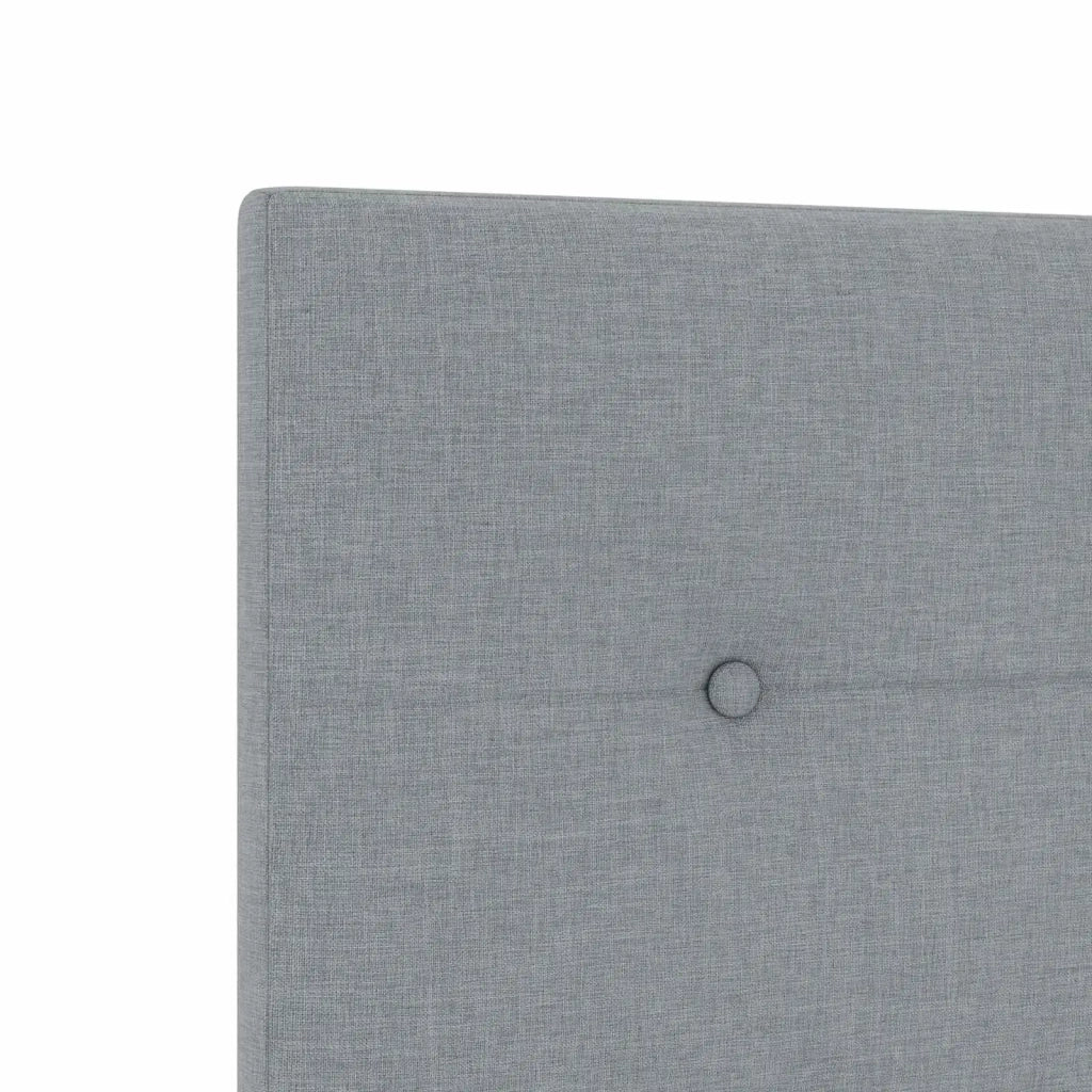 Letto con Box Spring, Materasso e LED Grigio Chiaro 90 x 200 cm 3451854