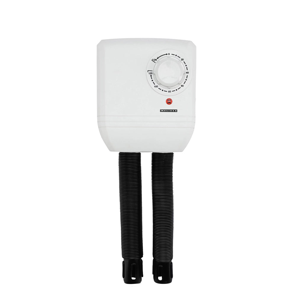 Asciugascarpe e Stivali 250W con 2 Tubi e Timer Bianco MELISSA