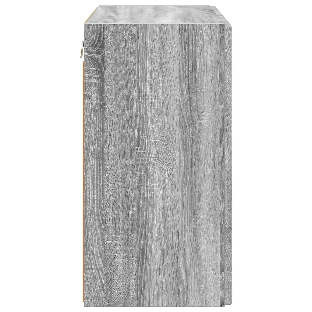 Mobile TV da parete Grigio Sonoma 59,5 x 31 x 60 cm 892355