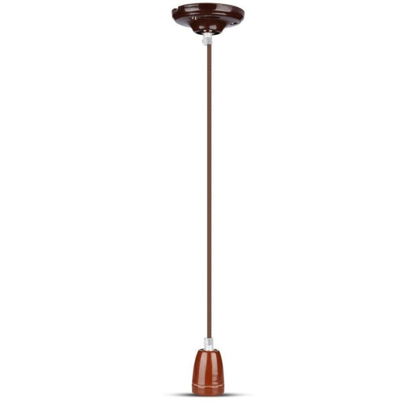 Porcelan Lamp lampada a sospensione marrone