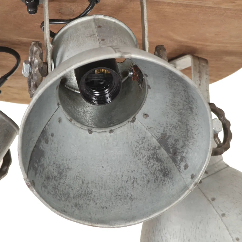 Lampada a Sospensione Industriale 25 W Argento 42x27cm E27 CFW2535971