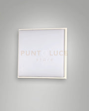 DESDY PLAFONIERA LED BIANCA L.18X18CM 10W 3000K 1050LM IN ALLUMINIO IP54
