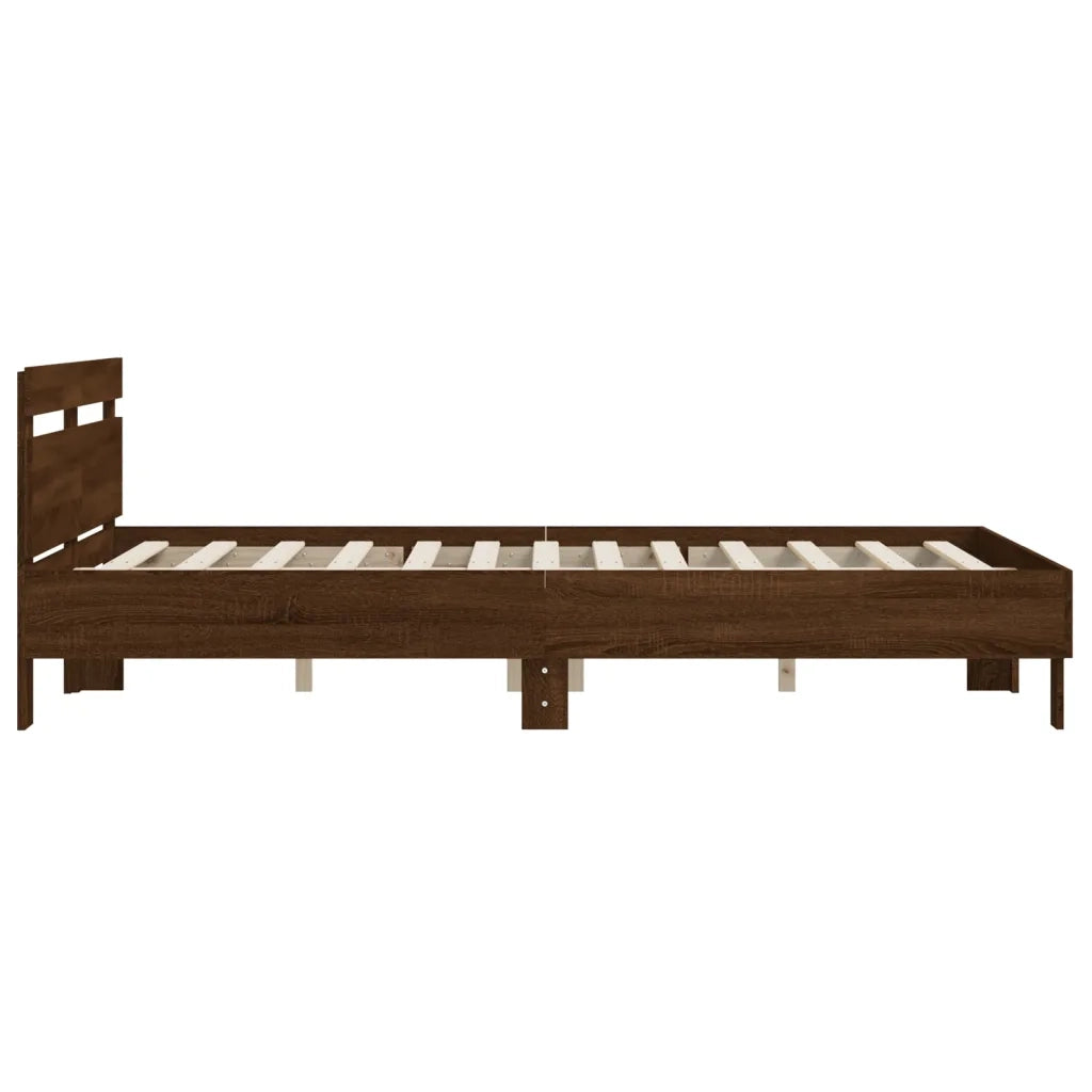 Giroletto Testiera Rovere Marrone 140x200 cm Legno Multistrato 3207426