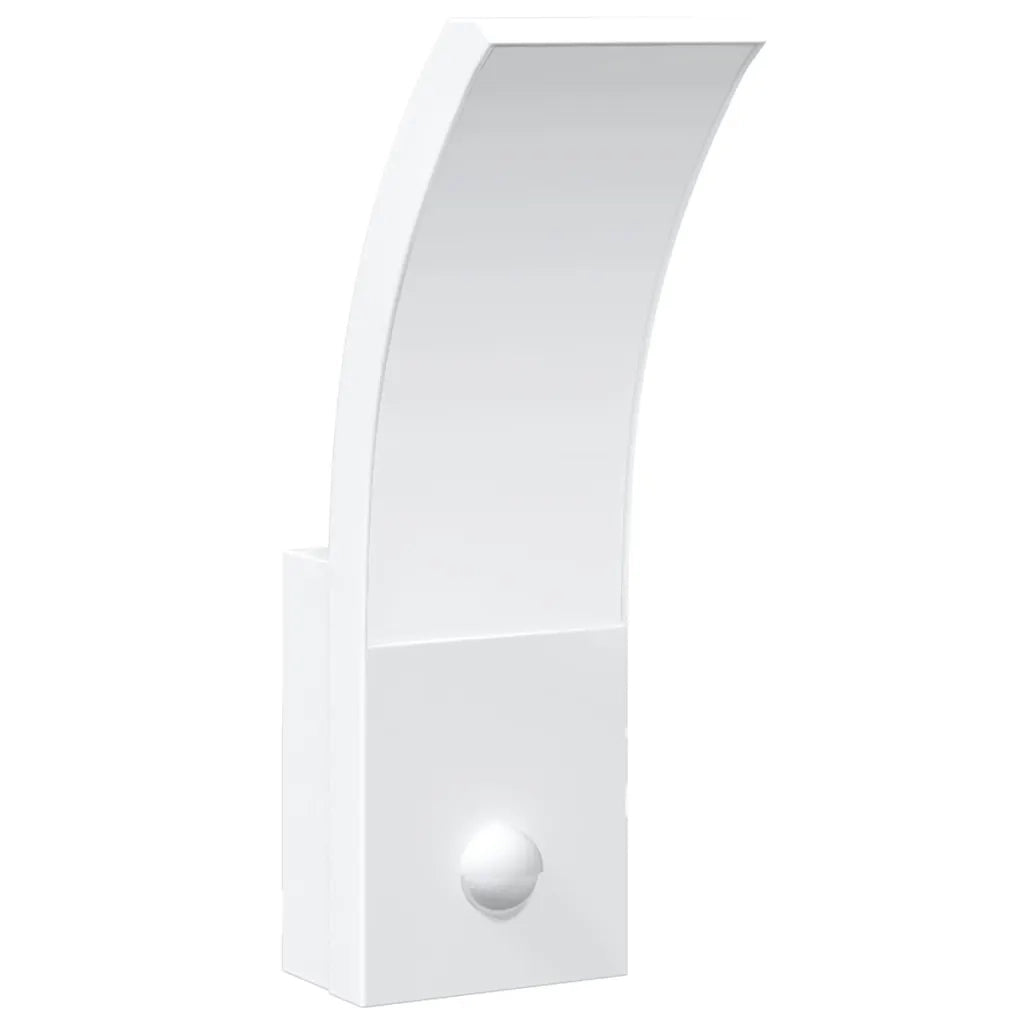 Applique con LED e Sensore 2 pz Bianche in Alluminio Pressofuso 4006267