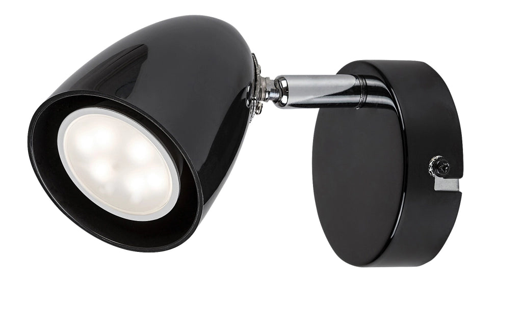 Applique da parete nera orientabile GU10 5W Rabalux