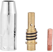 Set di accessori per laser 11 pezzi - Contattatori/nozzoli - Alloggiamento - Adatto per 15AK Bruciatori - Materiale di alta qualità/Metallo/Coppo - Utilizzo duraturo - Strumento per la lavorazione laser
