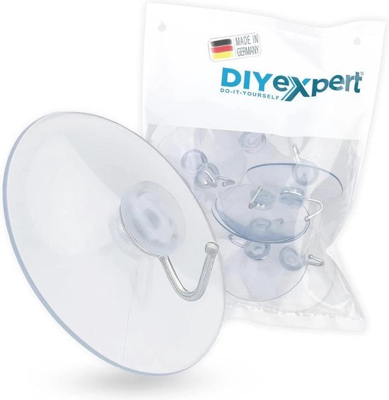 10 x Zanzare per viti 60 mm - Apparecchio per viti con morsetto - Ideale per Bagno e Cucina su Vetri e Gres