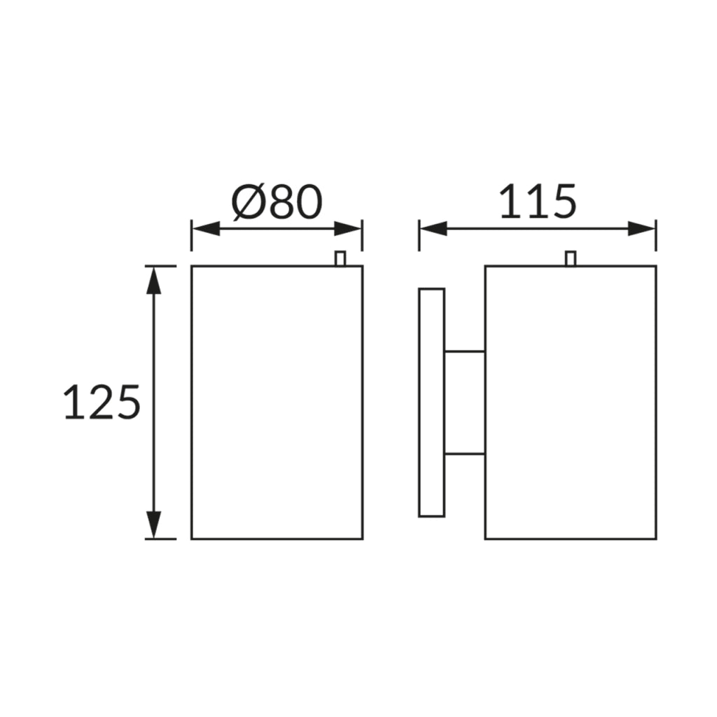 Applique solare LED Bastion Struhm nera IP44 con batteria