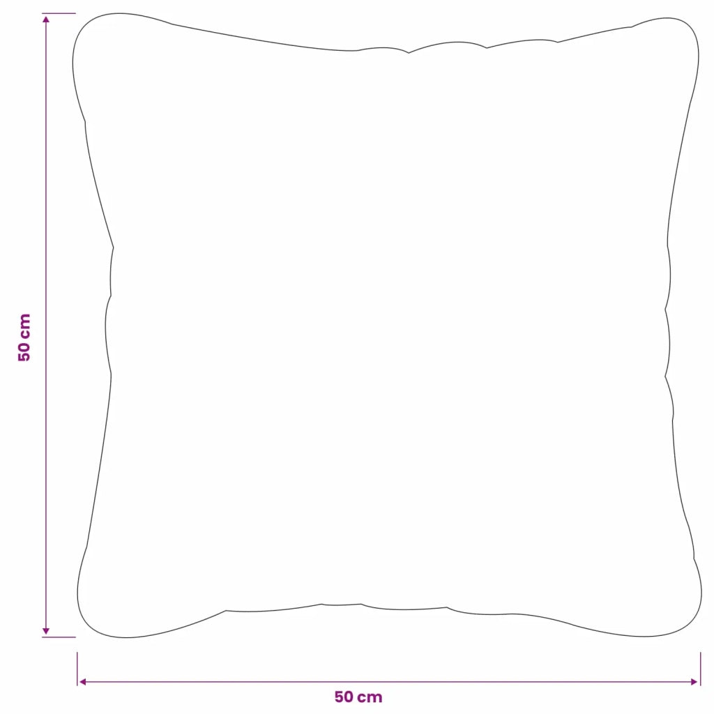 Federa 12 pcs HEERLEN Grigio Scuro 50 x 50 cm Velluto 910791