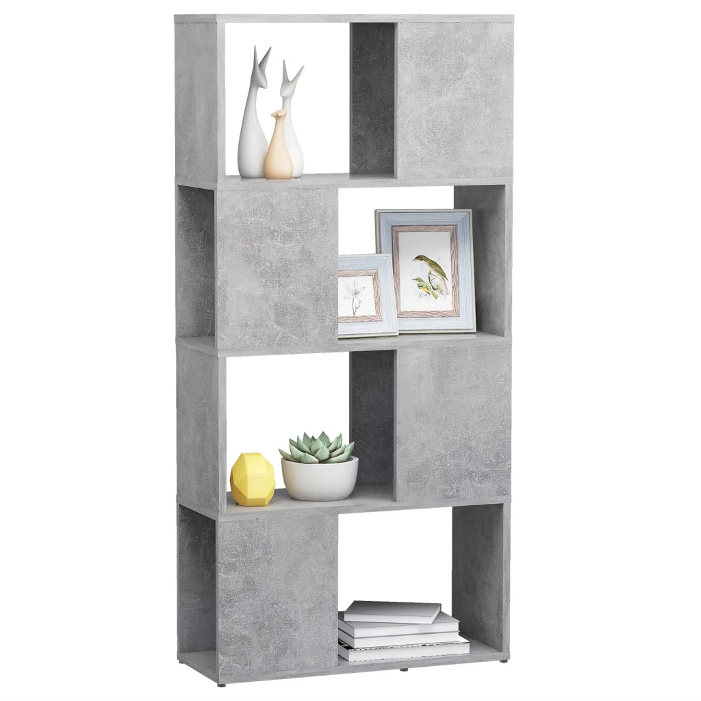 Libreria/Divisorio Grigio Cemento 60x24x124,5 cm 809084
