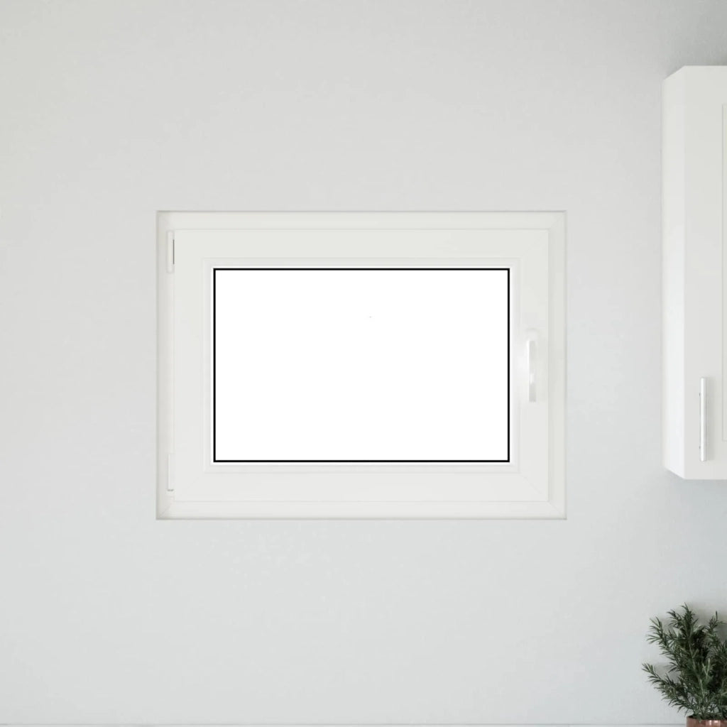 Finestra per Soffitta RISOR 80 x 60 cm PVC e Vetro Bianco CFW2291717