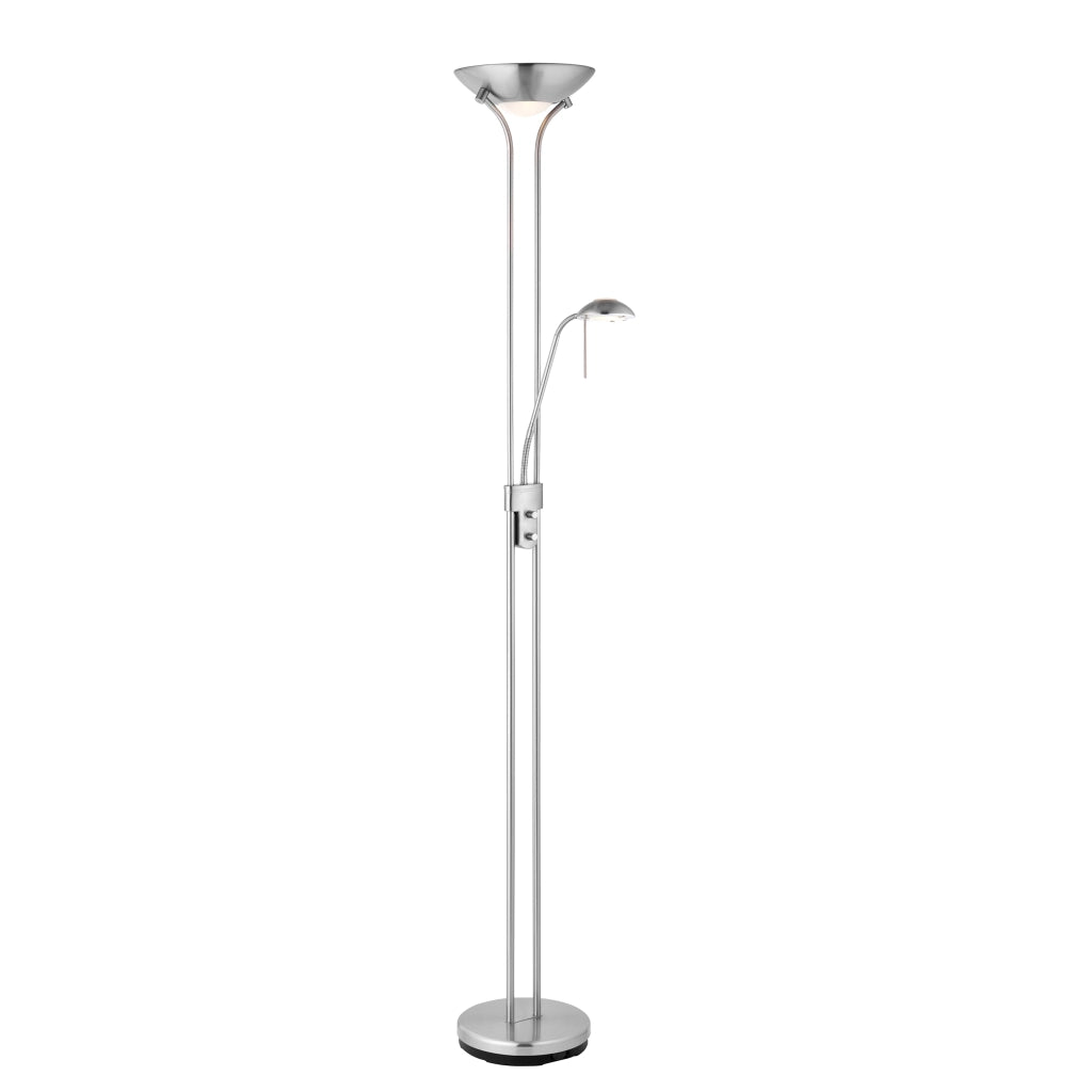 Lampada da terra Rome mother&child cromo satinato Endon