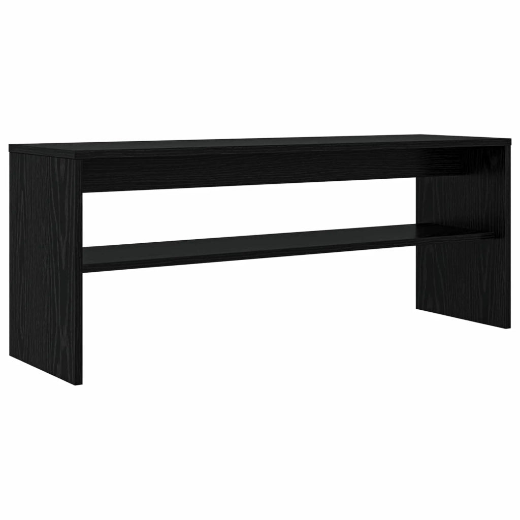 Mobile TV Rovere Nero 100 x 30 x 40 cm Legno multistrato 8000333