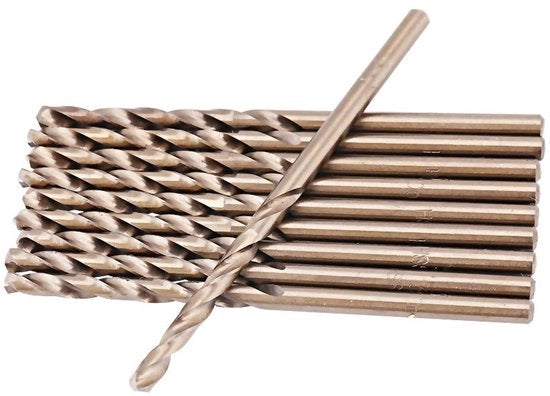 Set di fori M35 in acciaio HSS-CO per metallo e legno - materiale duraturo - alta durezza - diametro 5 mm - foro metallico