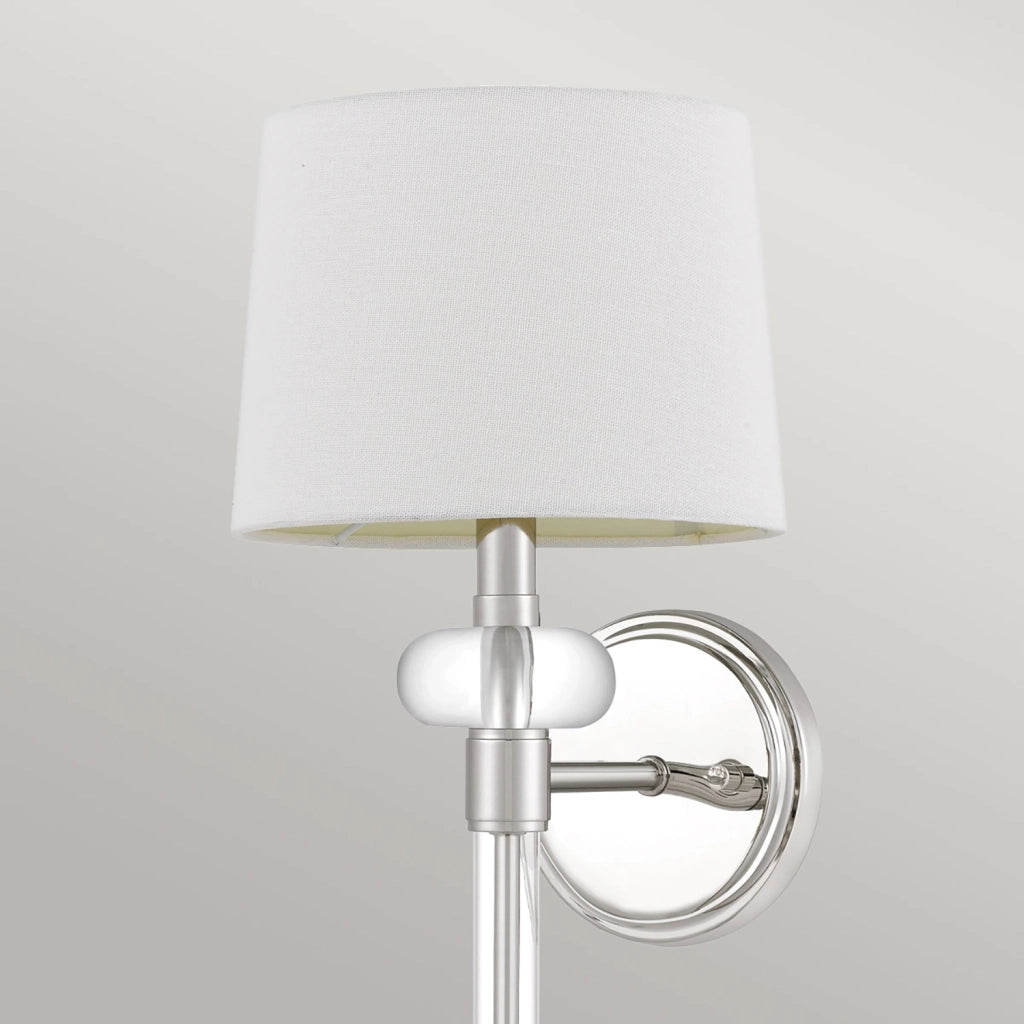 Applique Contemporanea Barbour Acciaio Nichel Lucido 1 Luce E14