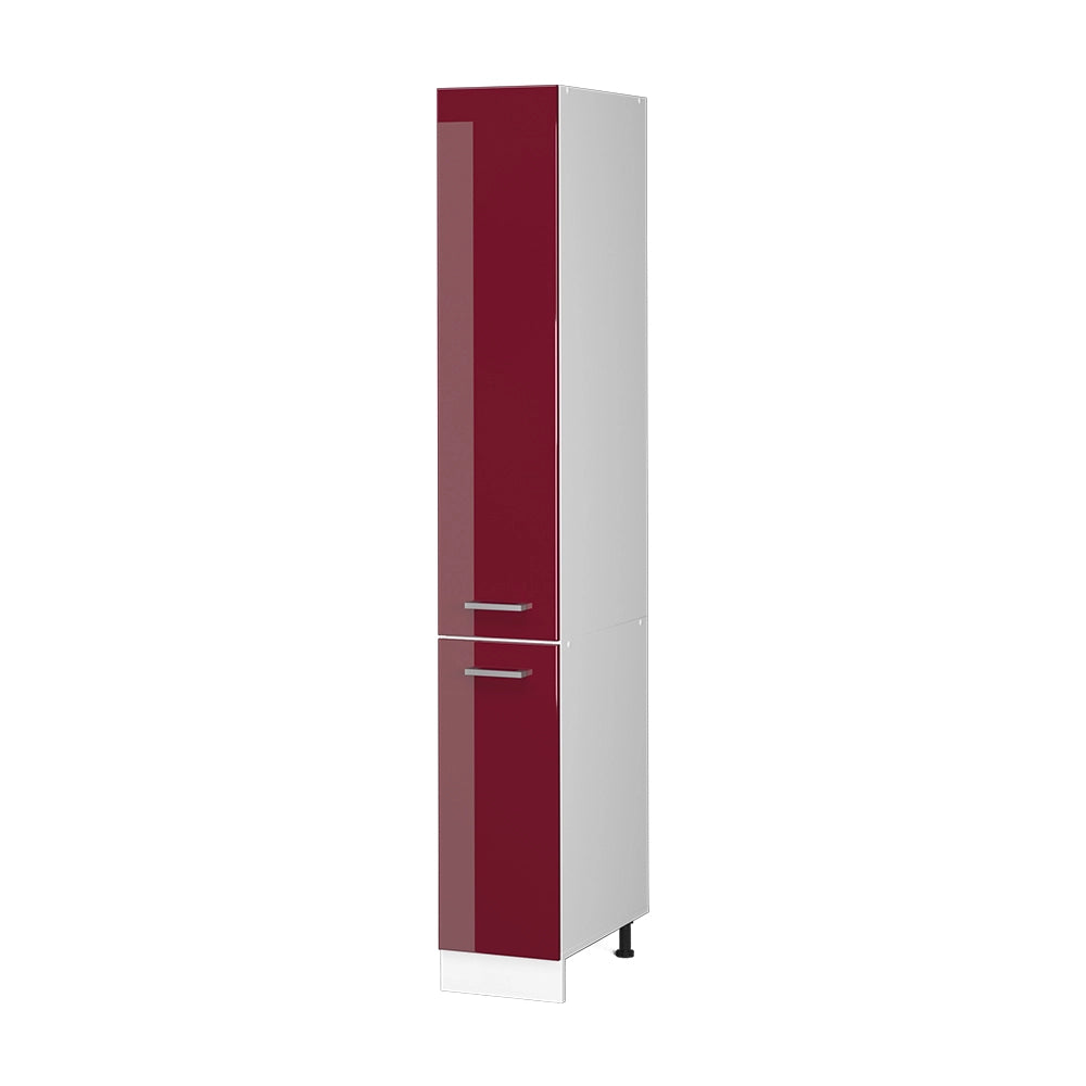 Vicco Frontale cucina Rosso lucido 29.6 x 196 cm frontale del mobile per mobile alto estraibile