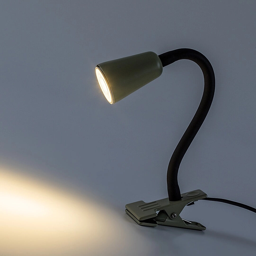 Lampada da scrivania Aldo 1xGU10 nera/khaki Rabalux