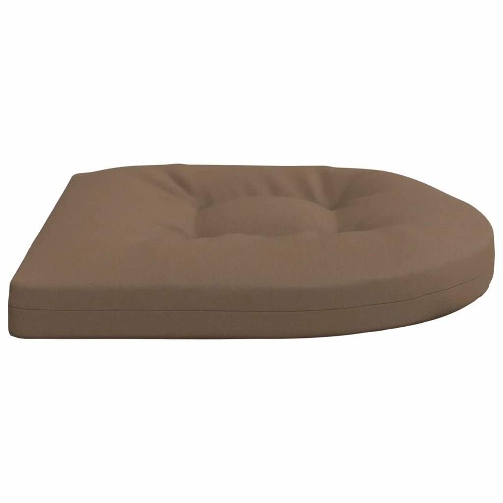 Cuscini per Sedia in 4 Pezzi 4 pz 100% Poliestere Tortora 945283