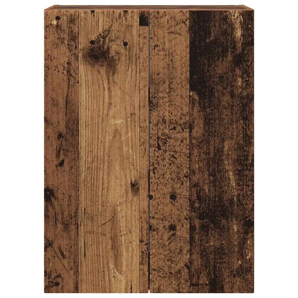 Mobile TV da parete Legno vecchio 59,5 x 31 x 80 cm 892367