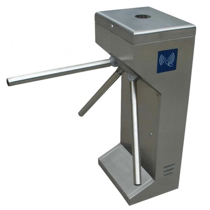 TORNELLO BARRIERA VERTICALE A TRIPODE IN ACCIAIO INOX INDIVIDUALE CON UN ACCESSO
