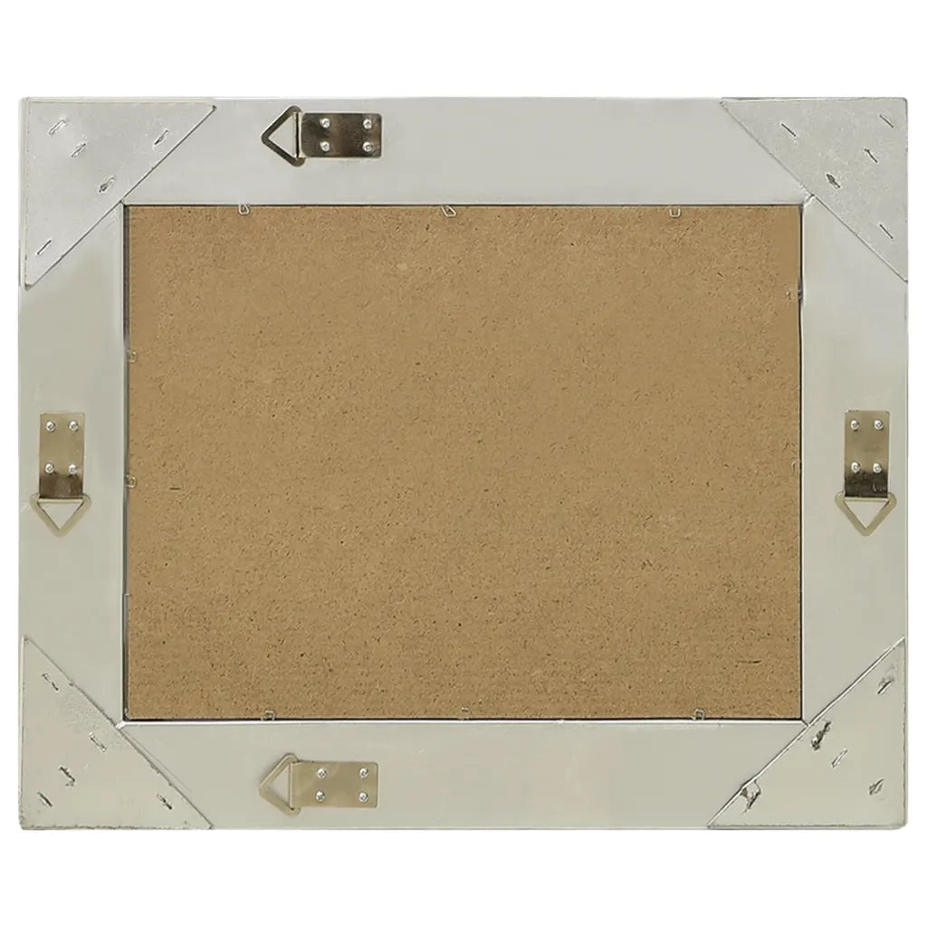 Specchio da Parete | Specchio decorativo Stile Barocco 60x40 cm Argento