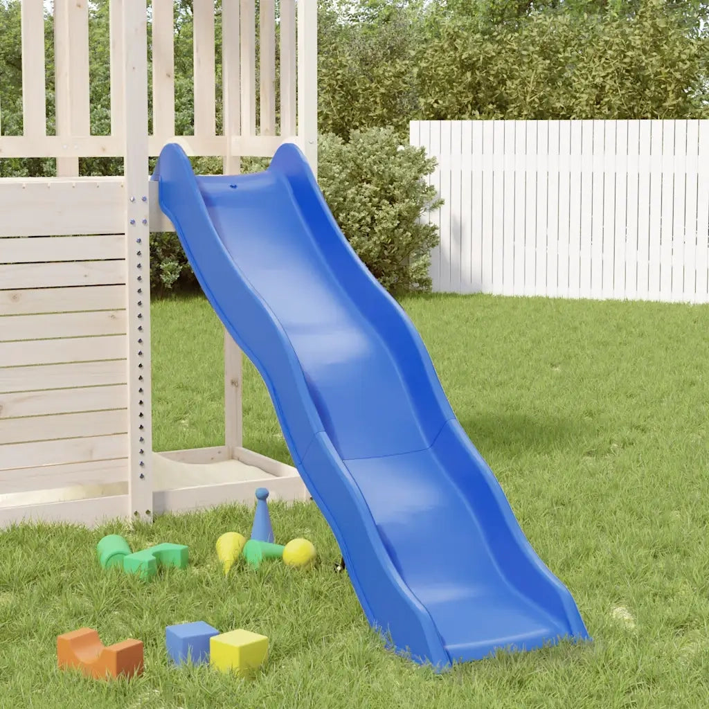 Scivolo per Bambini Blu 174x38 cm in Polipropilene