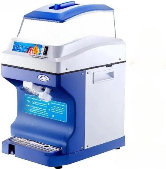 Scafoletta per ghiaccio professionale duraturo in blu - 120kg/u - 250W - Robusto e Efficiente