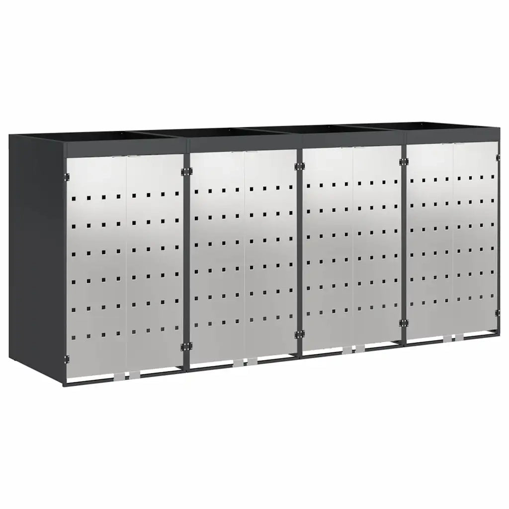 Contenitore per Rifiuti per 3 Bidoni 340 x 77.5 x 115.5 cm