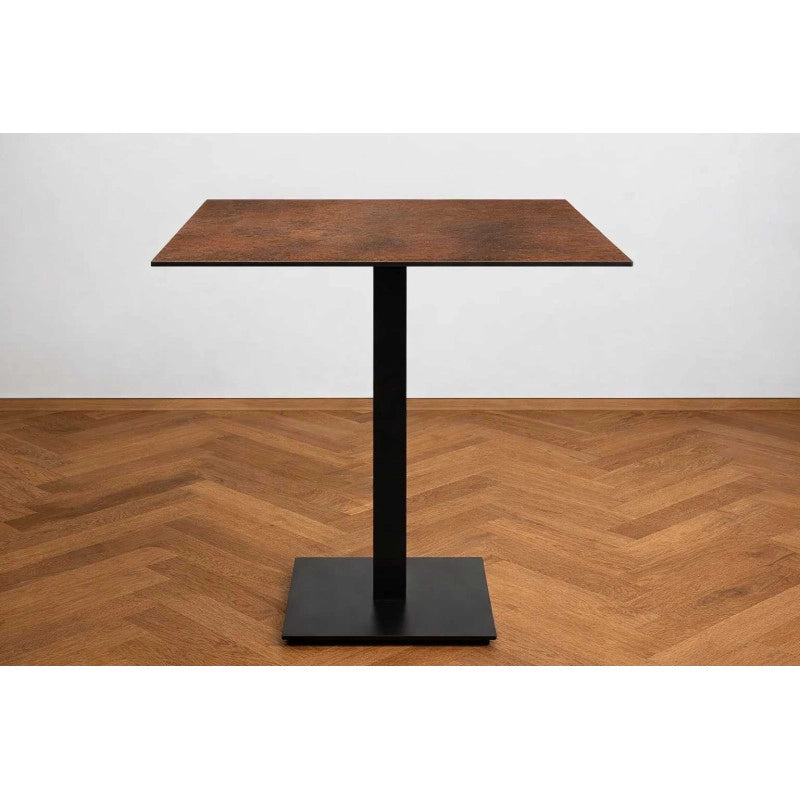 Top Tavolo Hpl Corten Quadro Cm 59x59x1