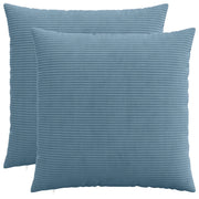 Federa 2 pcs HEERLEN Blu 65 x 65 cm corduroy 912943
