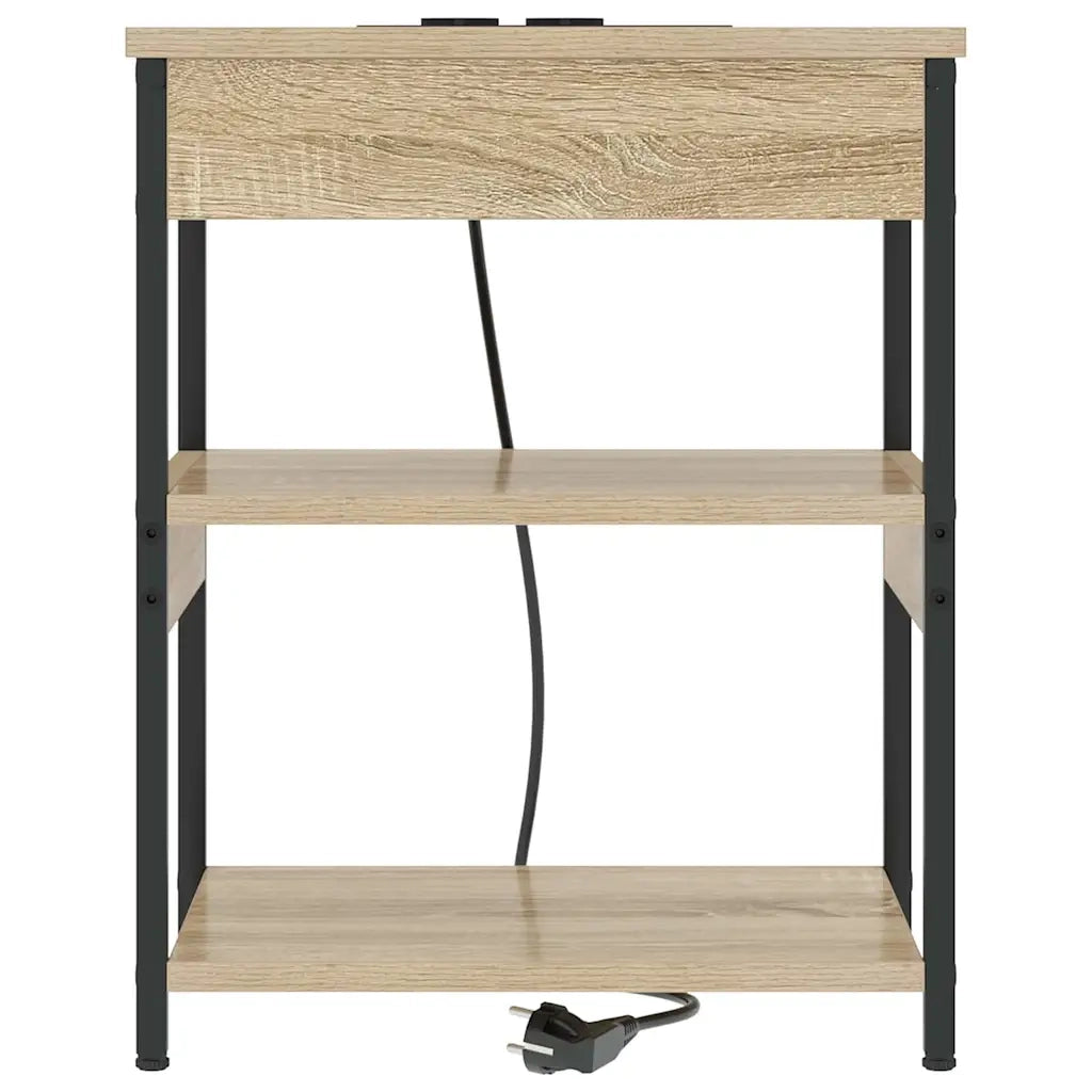Comodino | Armadio da Notte | Mobiletto da notte Rovere Sonoma 41 x 31 x 51 cm