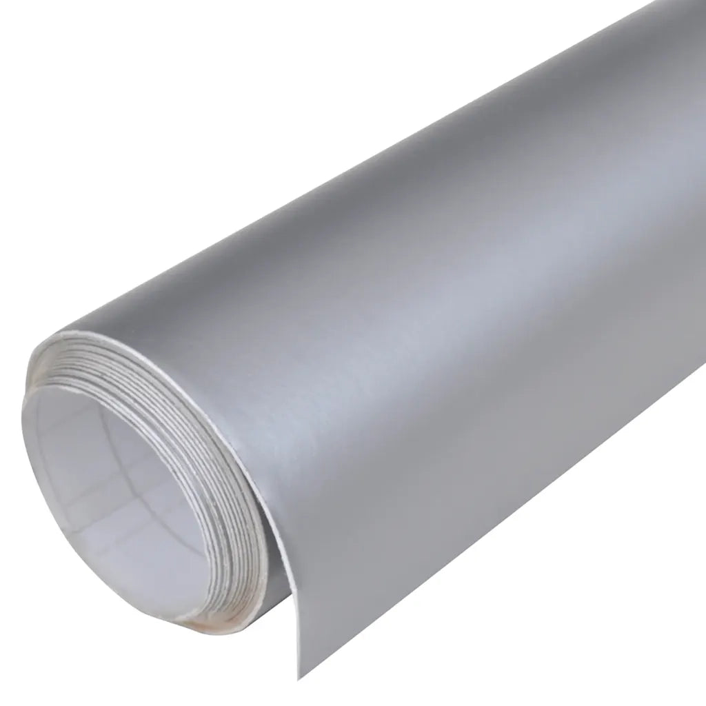 Pellicola per Auto Opaca Argento 100x150 cm CFW9298679