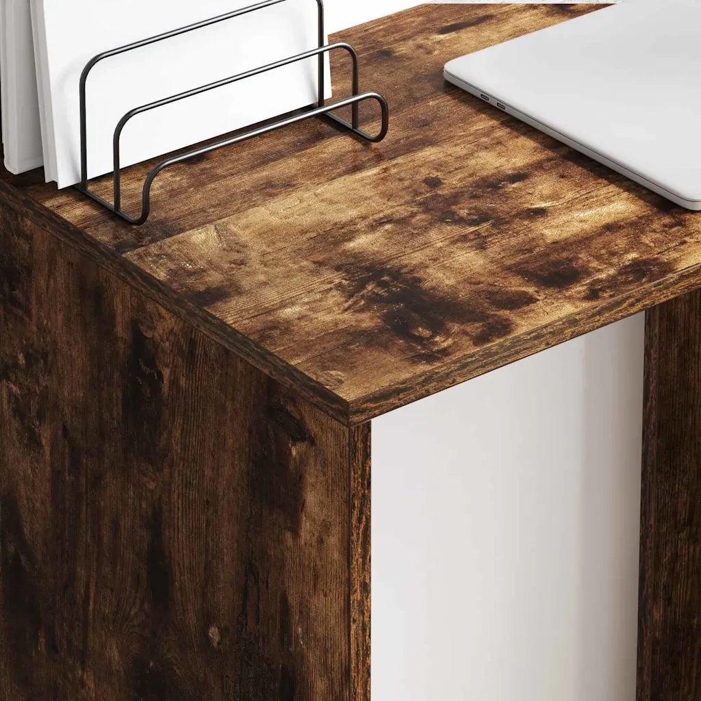 Scrivania Rovere fumé 78,5 x 37 x 154,5 cm Legno multistrato 869342