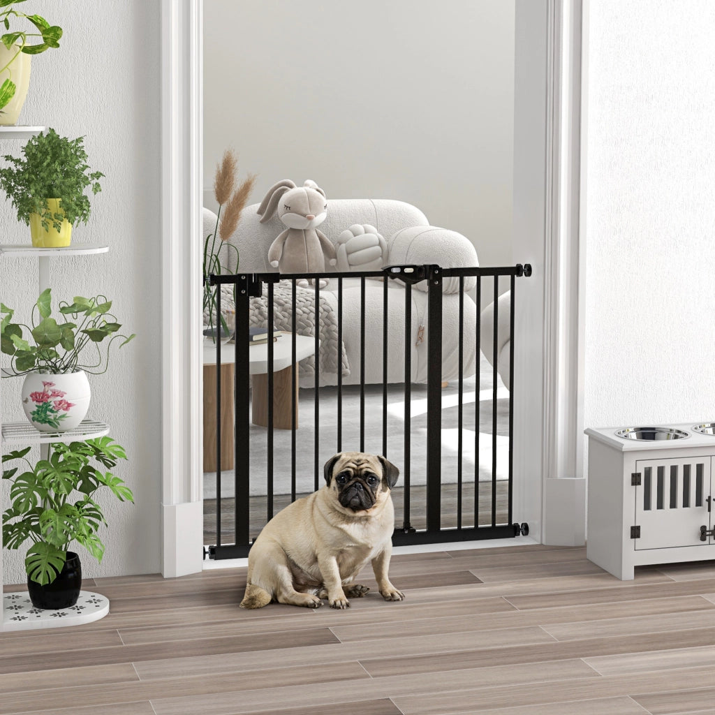 Barriera di Sicurezza per Cani ¨C zephmum ¨C 74-94 cm Nero