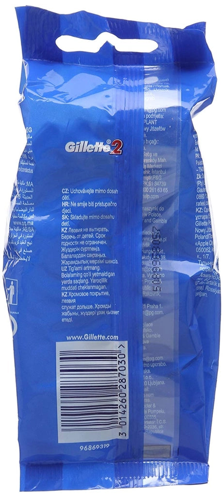GILLETTE RASOI USA E GETTA MODELLO BLU II 5PZ RASATURA PERFETTA