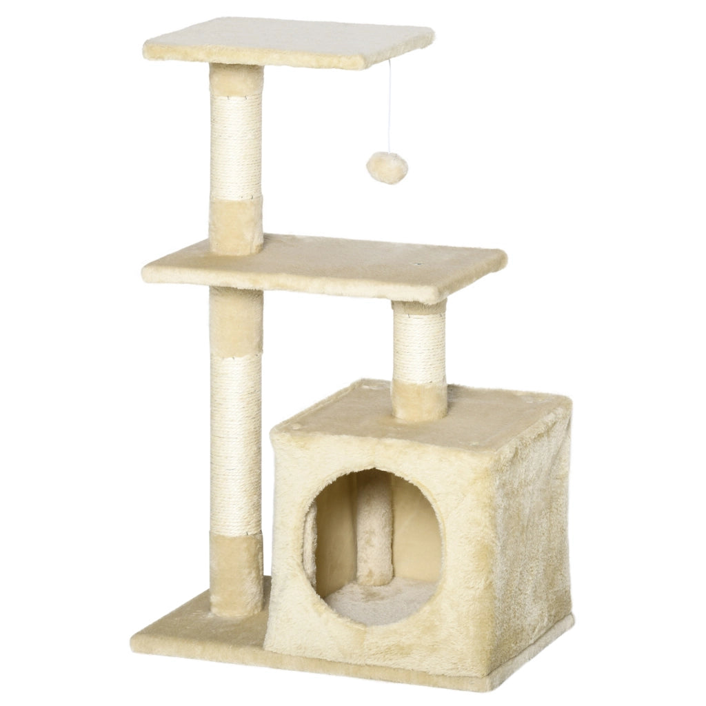 Tiragraffi per Gatti con Cuccia ¨C Minimal ¨C 50x30x81.5 cm