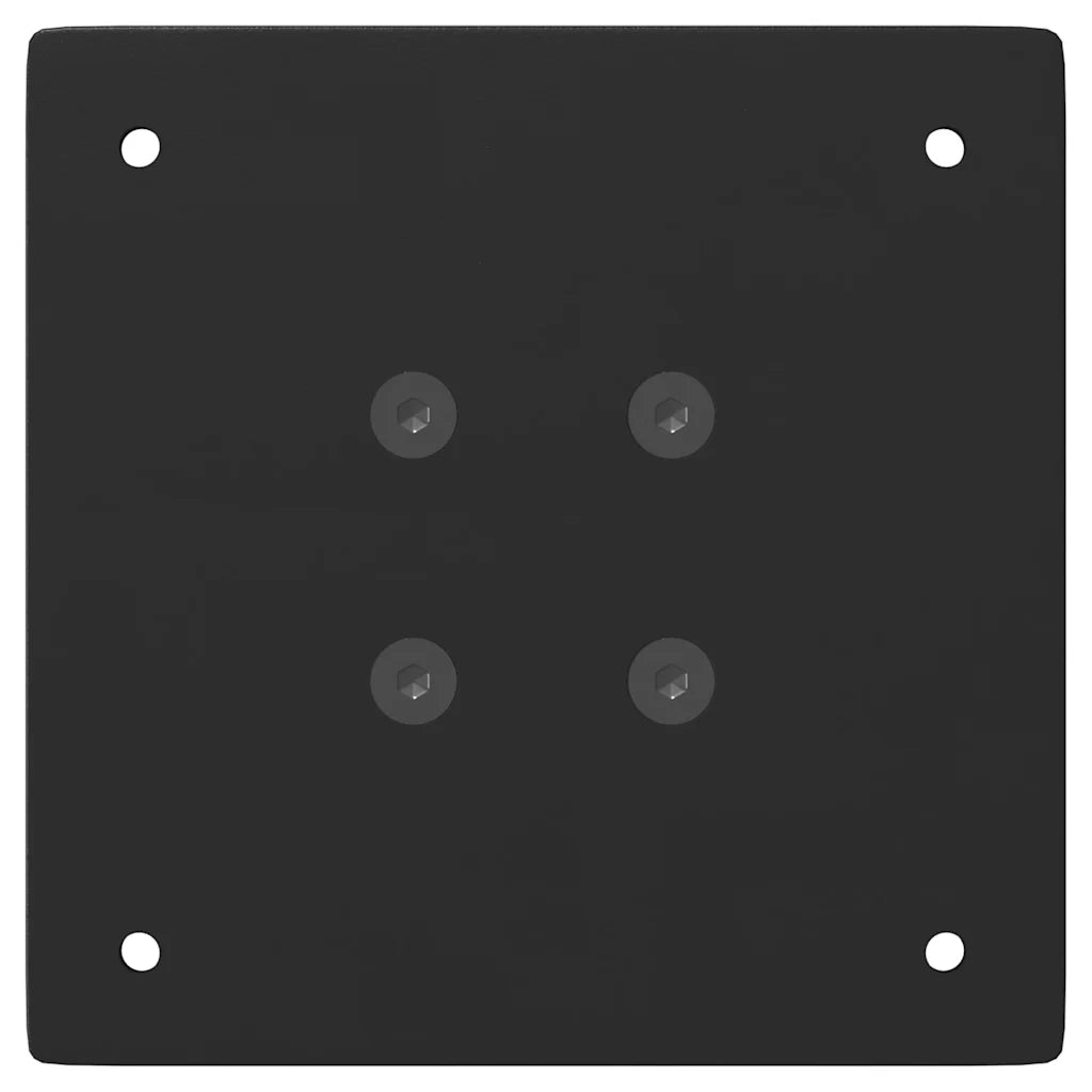 Gambe per Tavolino da Caffè 4 pz Nere 30 cm Acciaio 4012496
