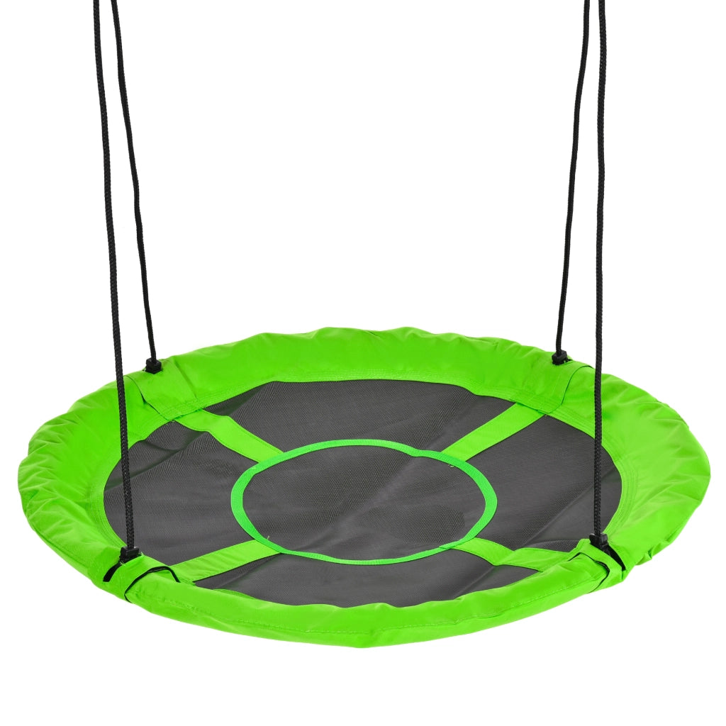 Altalena nido d'uccello rotonda ¨C Minimal ¨C Verde 110 cm